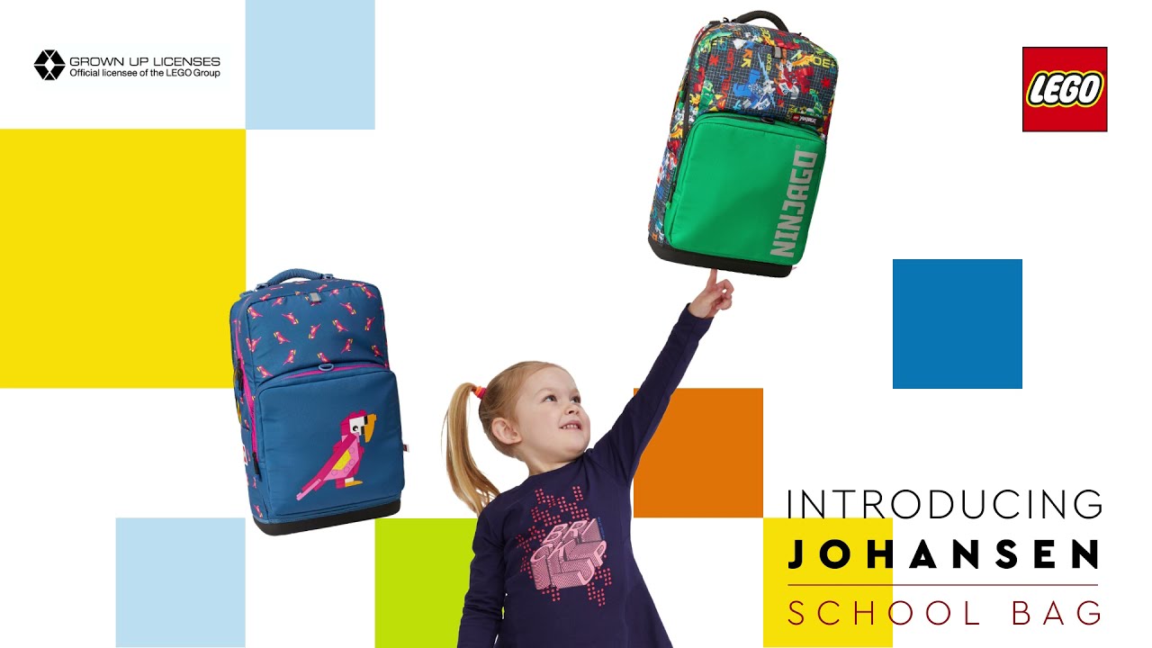 The LEGO® JOHANSEN OPTIMO PLUS School Bag - Features & Functions
