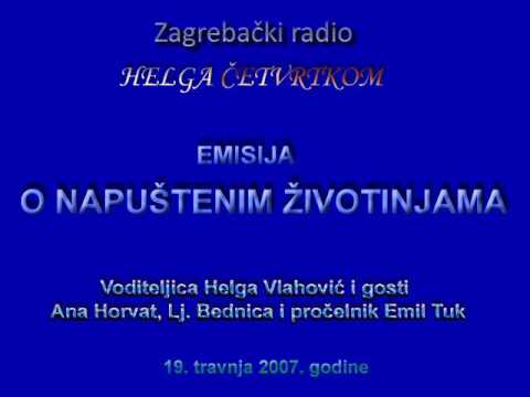 Zagrebački radio - Emisija o napuštenim životinjama 19. 4. 2007.
