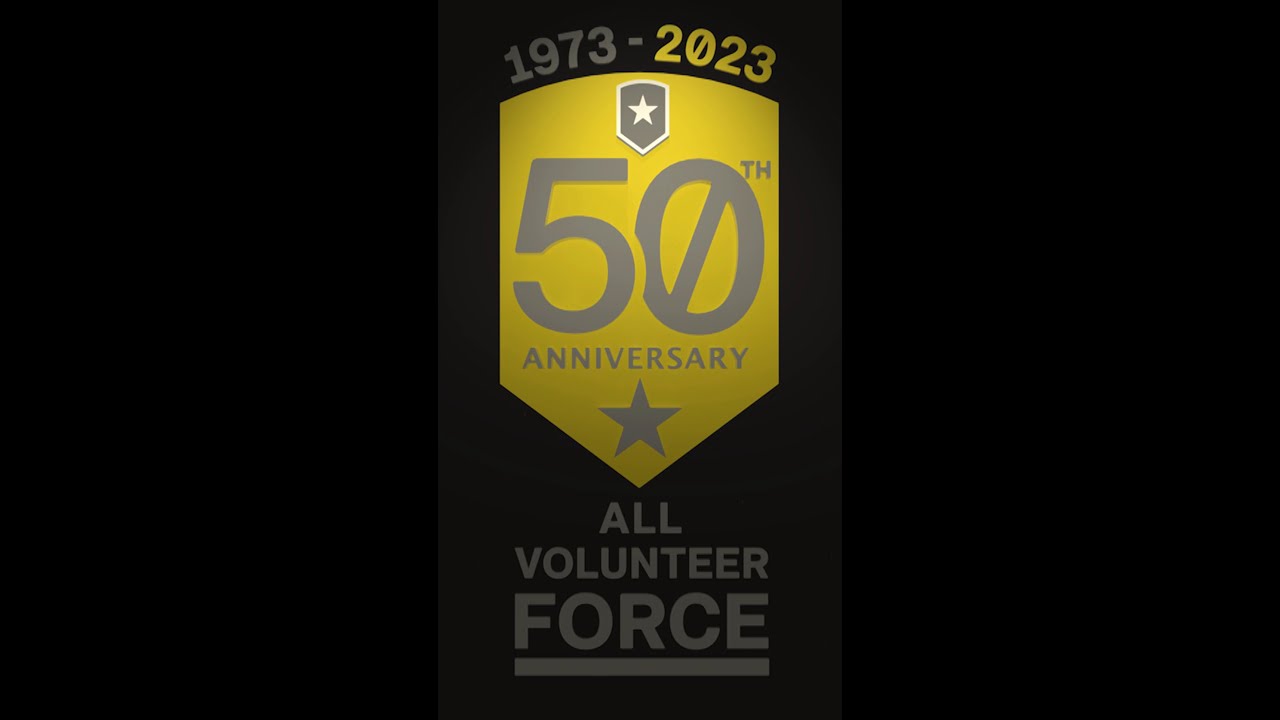 How many people volunteer in the military?