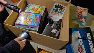 I found BOXED NES games at 5:06am