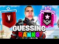 Guessing Your Rank In Rainbow Six Siege