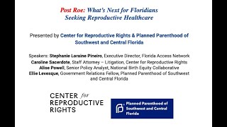 Post Roe: What’s Next for Floridians Seeking Reproductive Healthcare   video