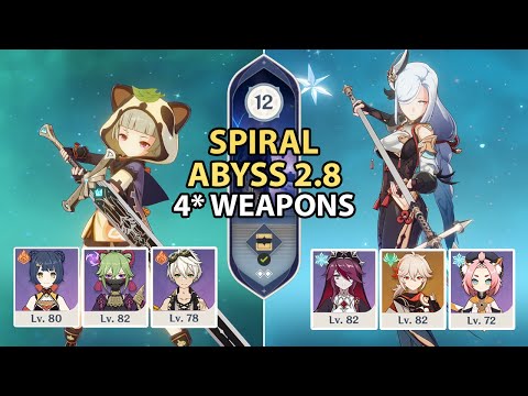 C5 Sayu Overload & C0 Shenhe Mono Cryo | Spiral Abyss 2.8 Floor 12 | 9-Star Clear | Genshin Impact