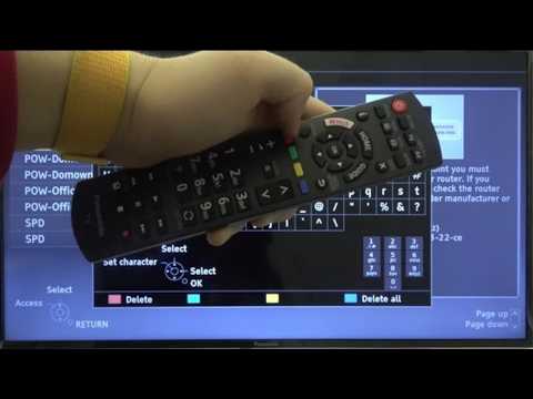 How to Connect to Wi-Fi Network on PANASONIC TV TX-40FS500 40-inch Smart TV - Wireless Settings