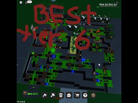 Tier 6 factory sim best layout tutorial