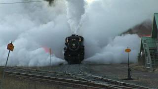 preview picture of video 'CP 2816 The Beauty of Steam on a Cold Morning. Lake Louise, Alberta'