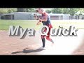 Mya Quick Softball Skills Video 2022 