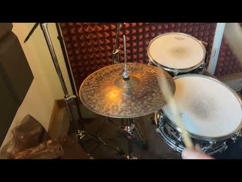 Istanbul Mehmet Sahra 15" Hi Hats T-1146g B-1266g w/ video demo of actual cymbal for sale image 2