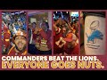 The Commanders Beat The Lions Everyone Goes Nuts Epic Fan Reactions Set To Epic Music