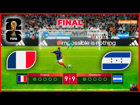 France v Honduras |  Penalty Shootout 2024 FIFA World Cup 2026 | Mbappe v Honduras | PES 21