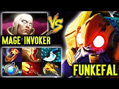 Funkefal Going Crazy With His Best Hero Tinker - No Mercy vs MagE Invoker Dota 2