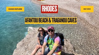 Exploring Rhodes - Afantou (Afandou)  Beach & Traganou Caves