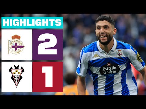 RC DEPORTIVO 2 - 1 ALBACETE BP | RESUMEN LALIGA HYPERMOTION
