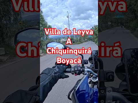 Villa de Leyva a Chiquinquirá Boyacá #moto #motorcycle #motovlog #colombia #viajes #boyacá