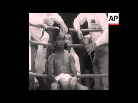 SYND 29 2 68 ABORIGINE BOXER ROSE WINS WORLD BANTAMWEIGHT IN JAPAN