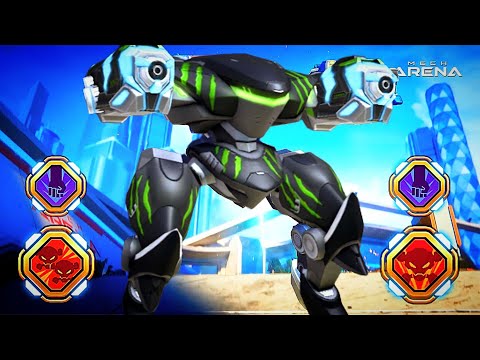 New Epic Railgun Weapon 🤩 | 2v2 Gameplay | Mech Arena New Update - Mech Arena