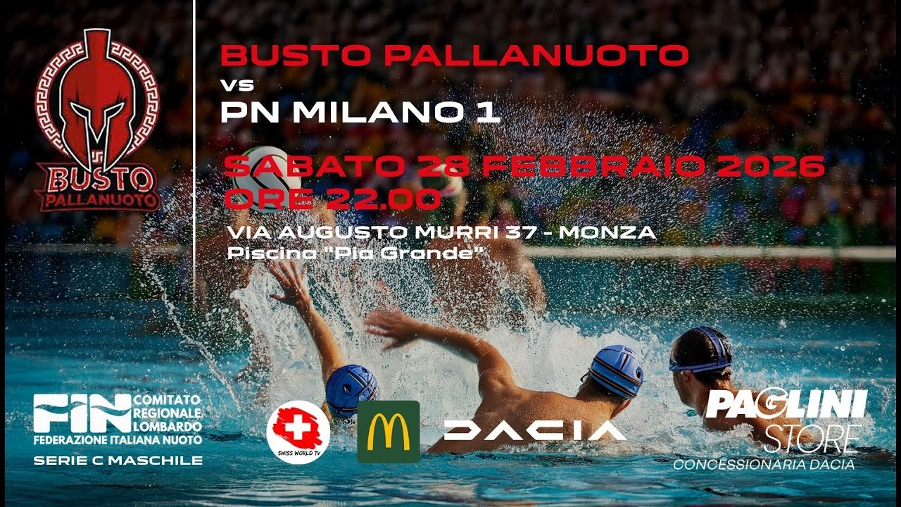 Highlights: Busto Pallanuoto vs Pallanuoto Milano 1