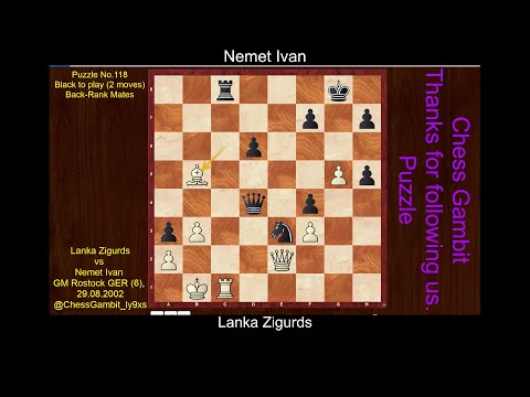 Lanka Zigurds vs Nemet Ivan  #Puzzle No 118