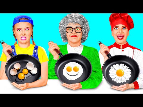 Кулинарный Челлендж: Я против Бабушки | Сумасшедший челлендж от BaRaDa Challenge