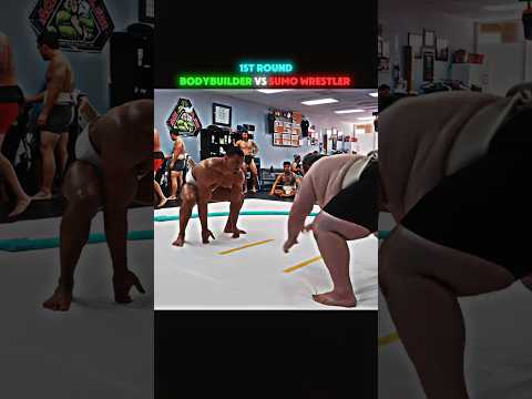 Bodybuilder vs Sumo Wrestler 😱🔥 Larry Wheels beat Super Sumo Wrestler