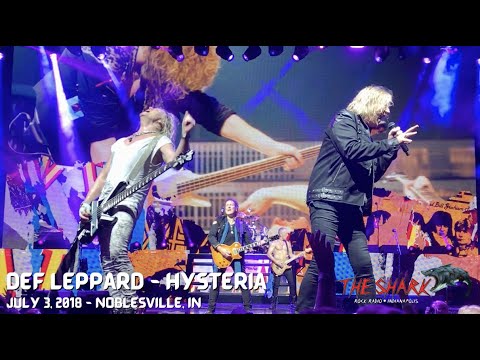 Def Leppard "Hysteria" from Noblesville, Indiana on July 3, 2018