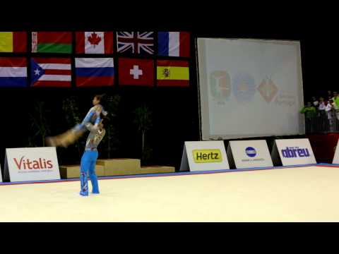 Gymnastics - FIG Acro World Cup Maia 2013 - POR MxP Sen Combined - Roque Leonor