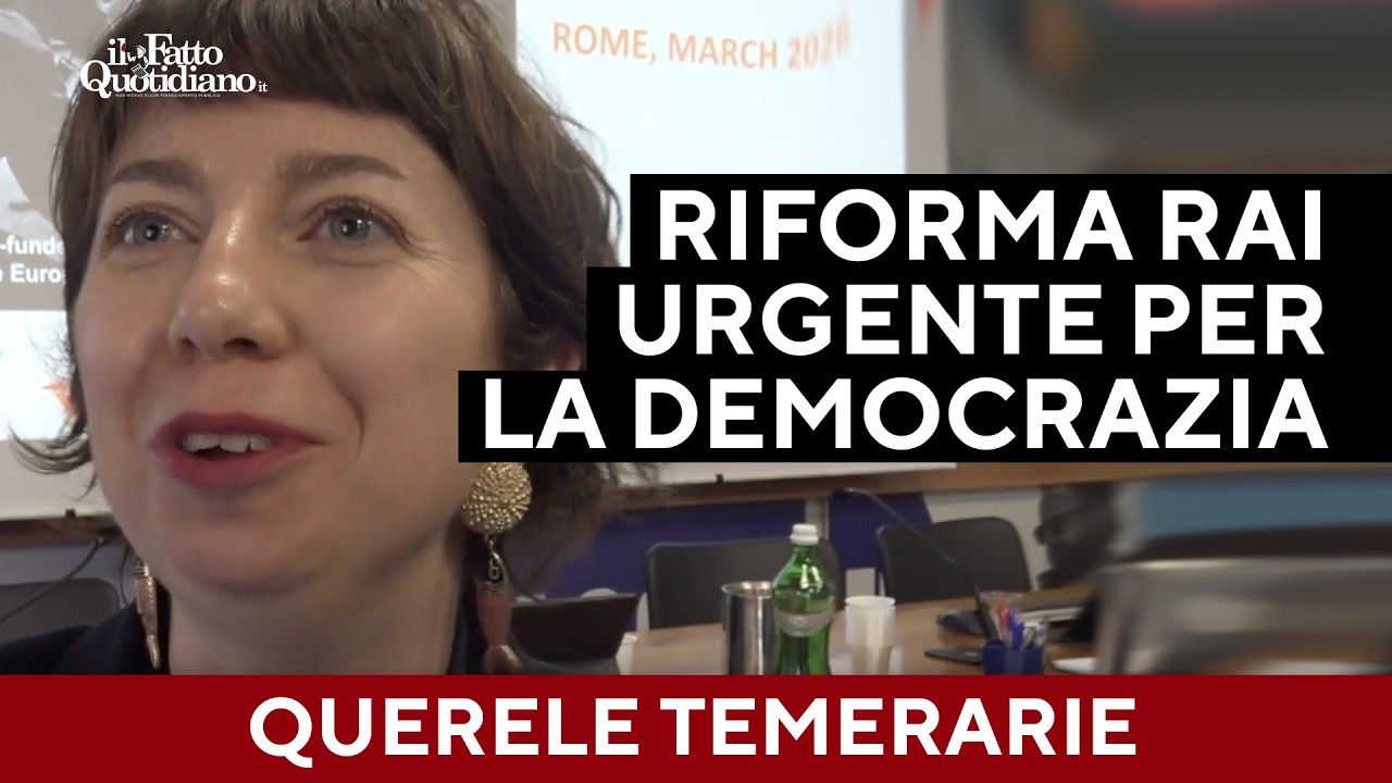 “Querele temerarie? La legge delega è un’occasione persa”. “Riforma Rai? Urgente per la democrazia”
