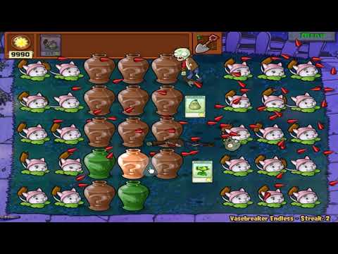 Playing With Cattail : Plants vs Zombies Hack : Vasebreaker Endless Challenge