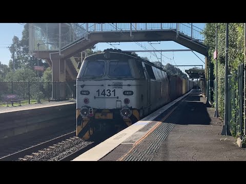 MZ 1431 passing Macquarie Fields (10/6/2023)