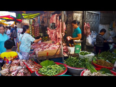Fresh Foods And Snacks At Boeung Tompon Market