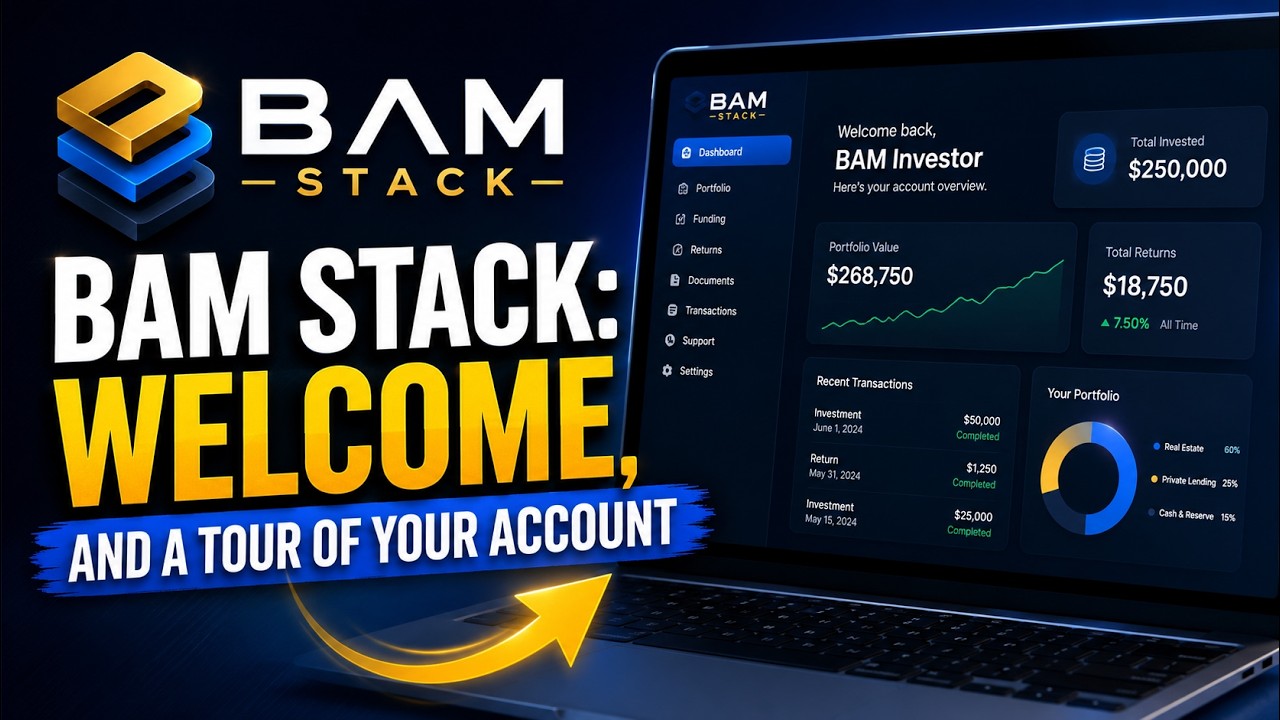 Welcome, and a Tour of Your Account