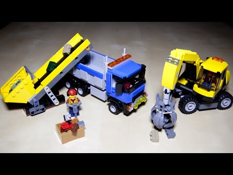 Vidéo LEGO City 60075 : L'excavatrice et le camion