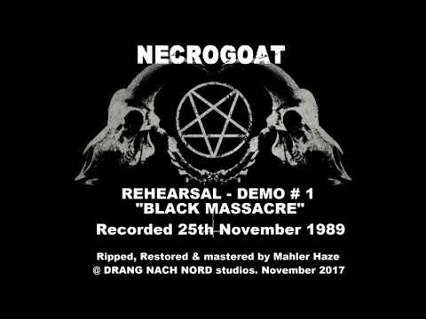 Necrogoat (Swe) Rehearsal-demo.BLACK MASSACRE.25th November 1989 (Kult Swedish Black metal)