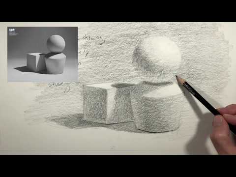 How to Shade Basic Forms in Graphite
