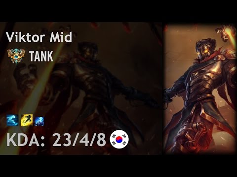 Viktor Mid vs Karthus - TANK - KR Challenger Patch 6.23