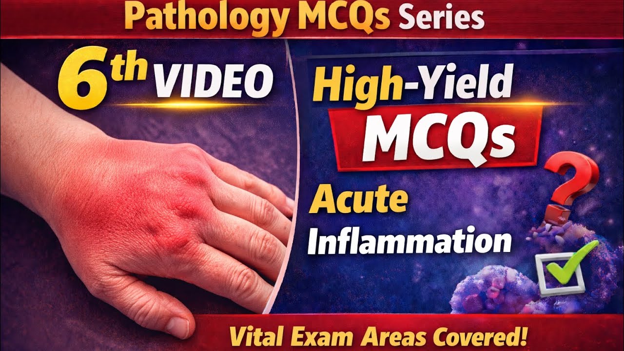 Acute vs Chronic Inflammation MCQs | Neutrophils, Macrophages & Granulomas | Pathology Quiz #6