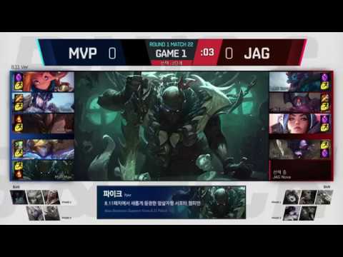 MVP (ADD Malphite) vs JAG (SoHwan Aatrox) Game 1 Highlights   2018 LCK Summer W2D4