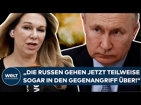 UKRAINE-KRIEG: Putin erhöht Druck! "Russen gehen jetzt teilweise sogar in den Gegenangriff über!"