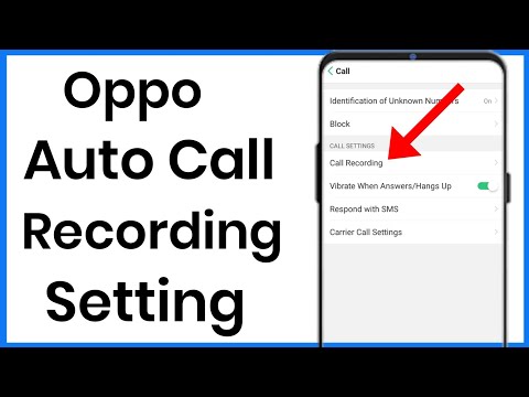 Oppo Auto Call Recording Setting | Oppo Me Call Recording Kaise Kare