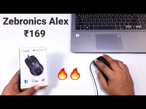 Zebronics zeb alex usb optical mouse