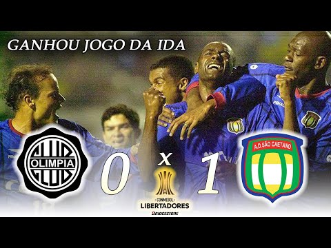Olimpia x São Caetano ● Final Copa Libertadores 2002 ● Melhores Momentos - GANHOU JOGO DA IDA