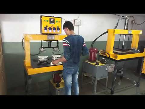 Automatic Hydraulic Double Die Paper Plate Making Machine
