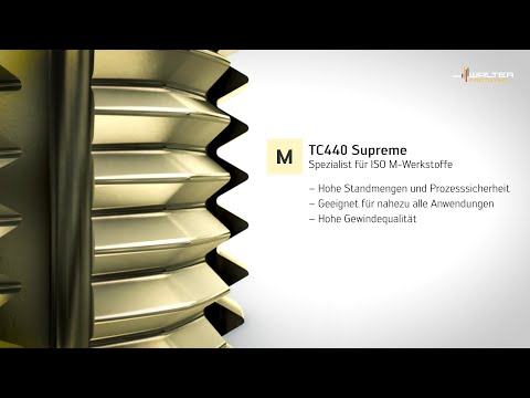 GEWINDEFORMER TC440 SUPREME - Stark und sicher in nicht rostenden Stählen.