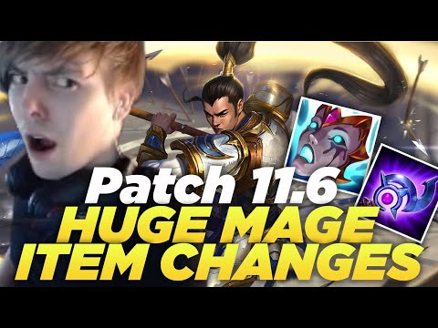 AP XIN ZHAO IS BACK!? HUGE MAGE ITEM CHANGES | LS LoL PATCH NOTES 11.6 RUNDOWN