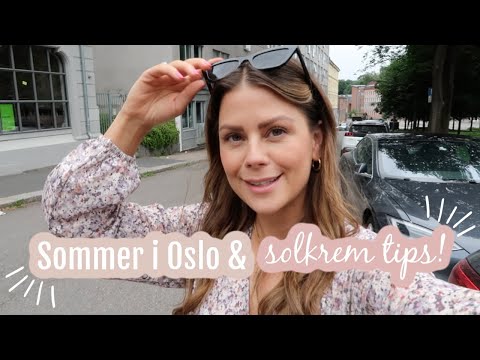 VLOGG - Sommer i Oslo, nytt hjemmekontor og mine beste solkremtips☀️