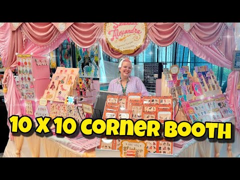 Setting up my Dragoncon Artist Alley Booth \\ ft Rachel Maksy~