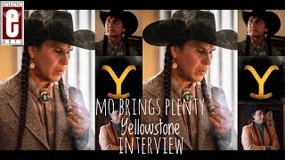 YELLOWSTONE TV | MO BRINGS PLENTY Interview April 4, 2021 Eclectic Arts video
