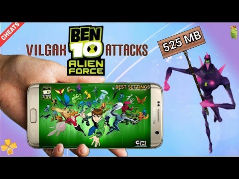BEN 10 Alien force VILGAX ATTACKS (PPSSPP) Video