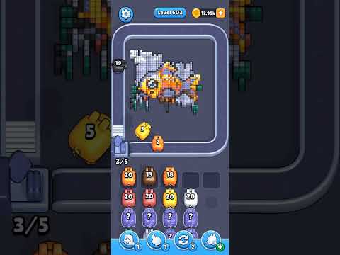 Pixel Flow Level 602 Walkthrough