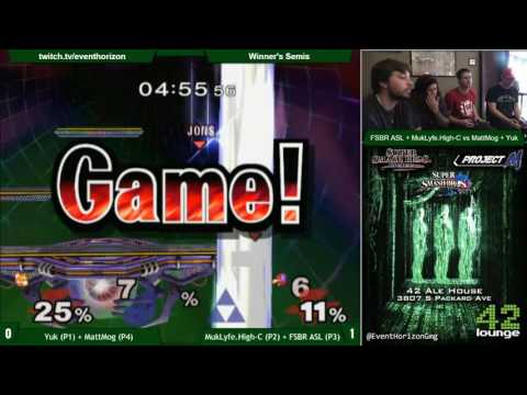 Construct 62 - Yuk+MattMog vs MukLyfe High C+FSBR ASL - Melee Doubles WS